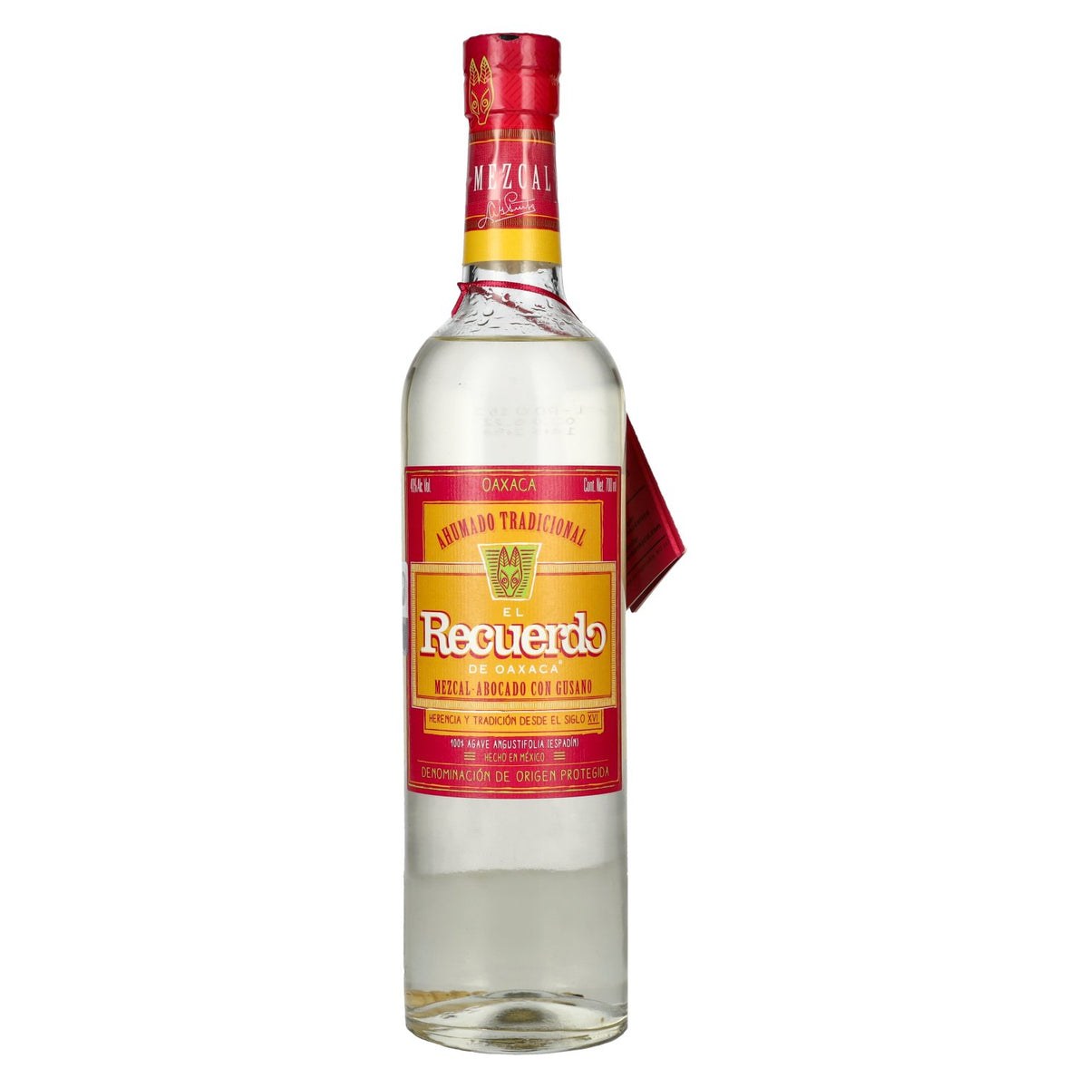 Mezcal Abocado « El Recuerdo de Oaxaca » avec WURM, 40 % vol., 0,7 l