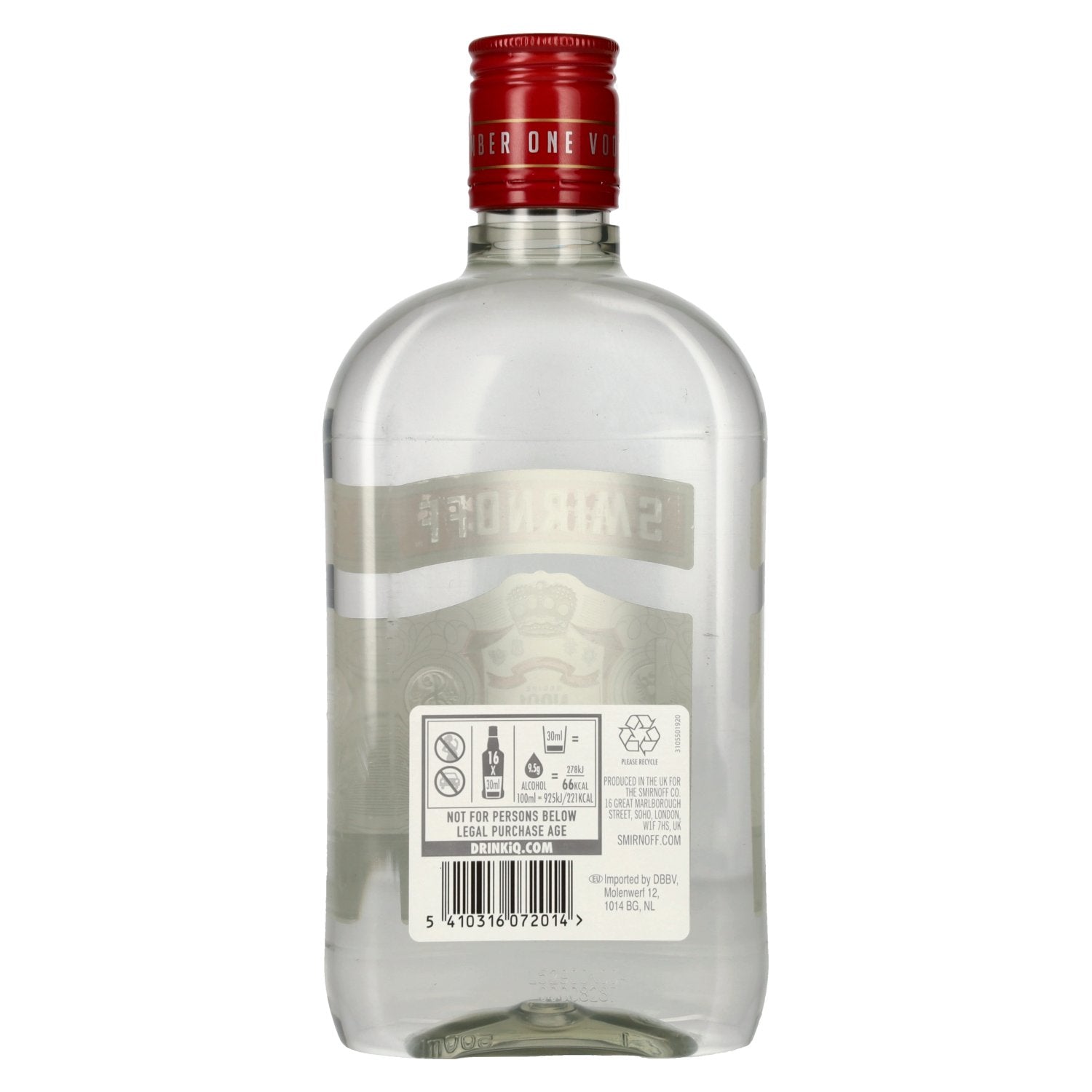 Smirnoff No. 21 Vodka 40% Vol. 0,5l PET