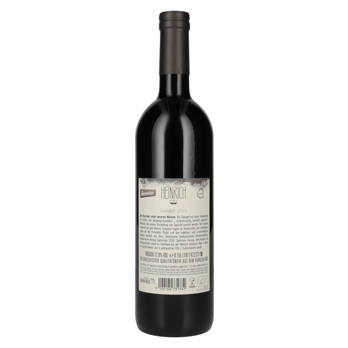 Heinrich Zweigelt 2019 12% ABV 0.75 l