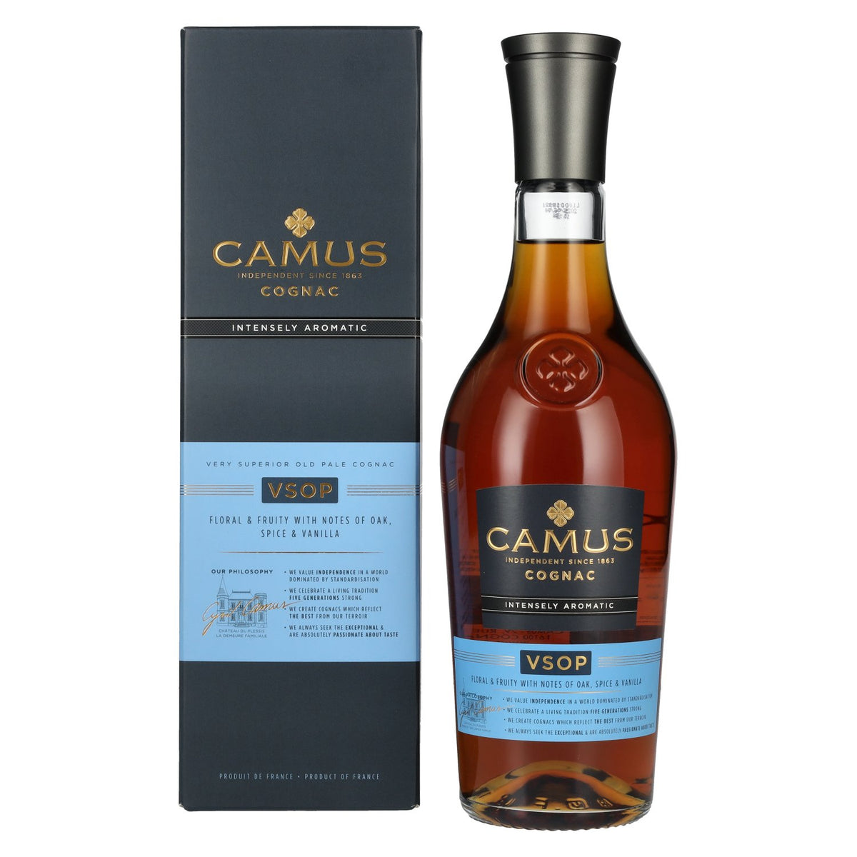 Camus VSOP Intensely Aromatic Cognac 40% vol. 0,7 l in geschenkverpakking