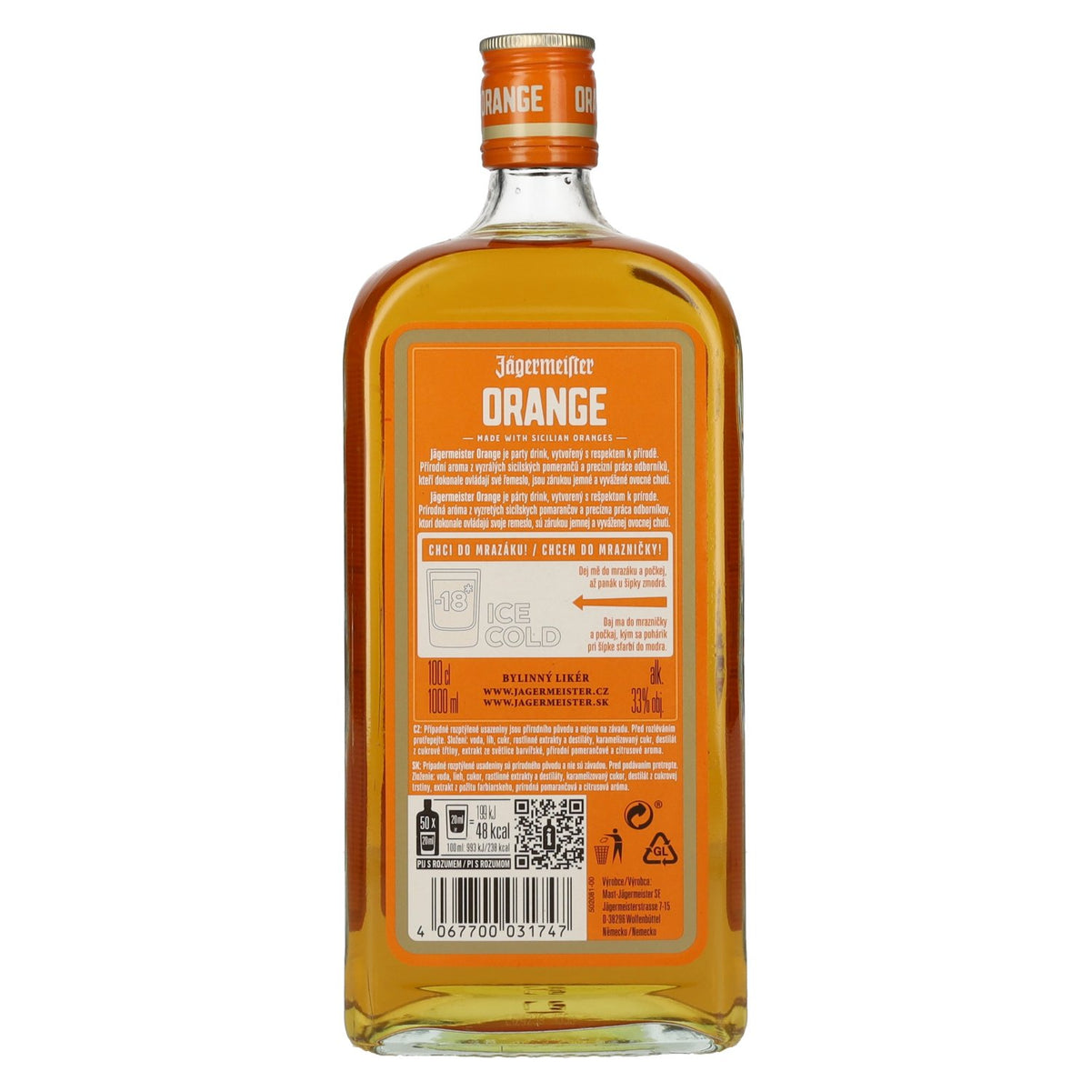 Jägermeister Orange 33 % vol., 1 l