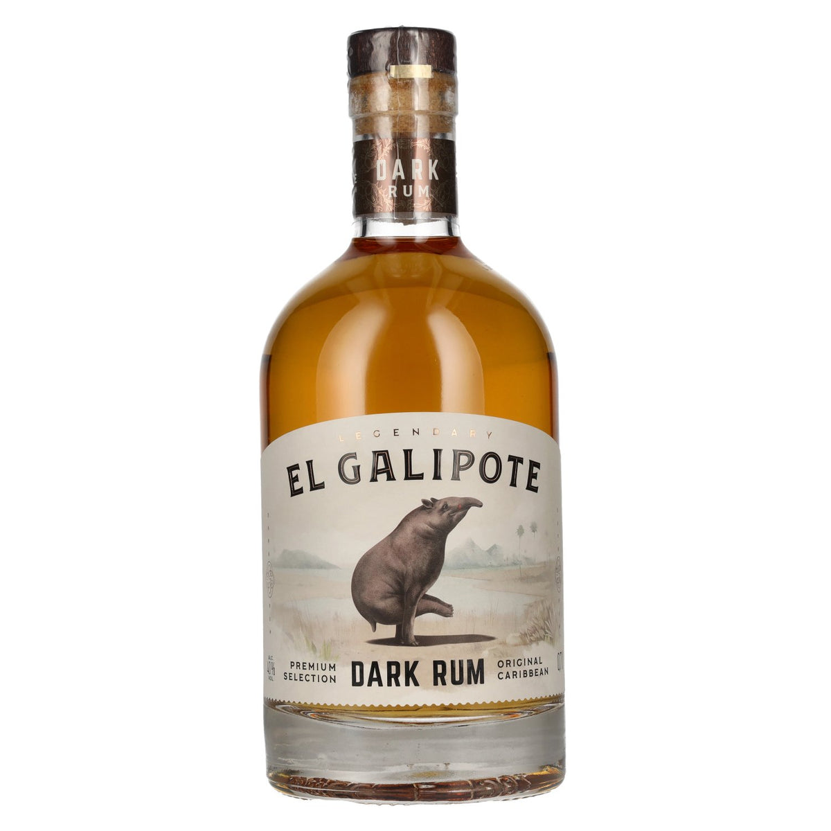 El Galipote Dark Caribbean Rum 40% ABV 0.7l