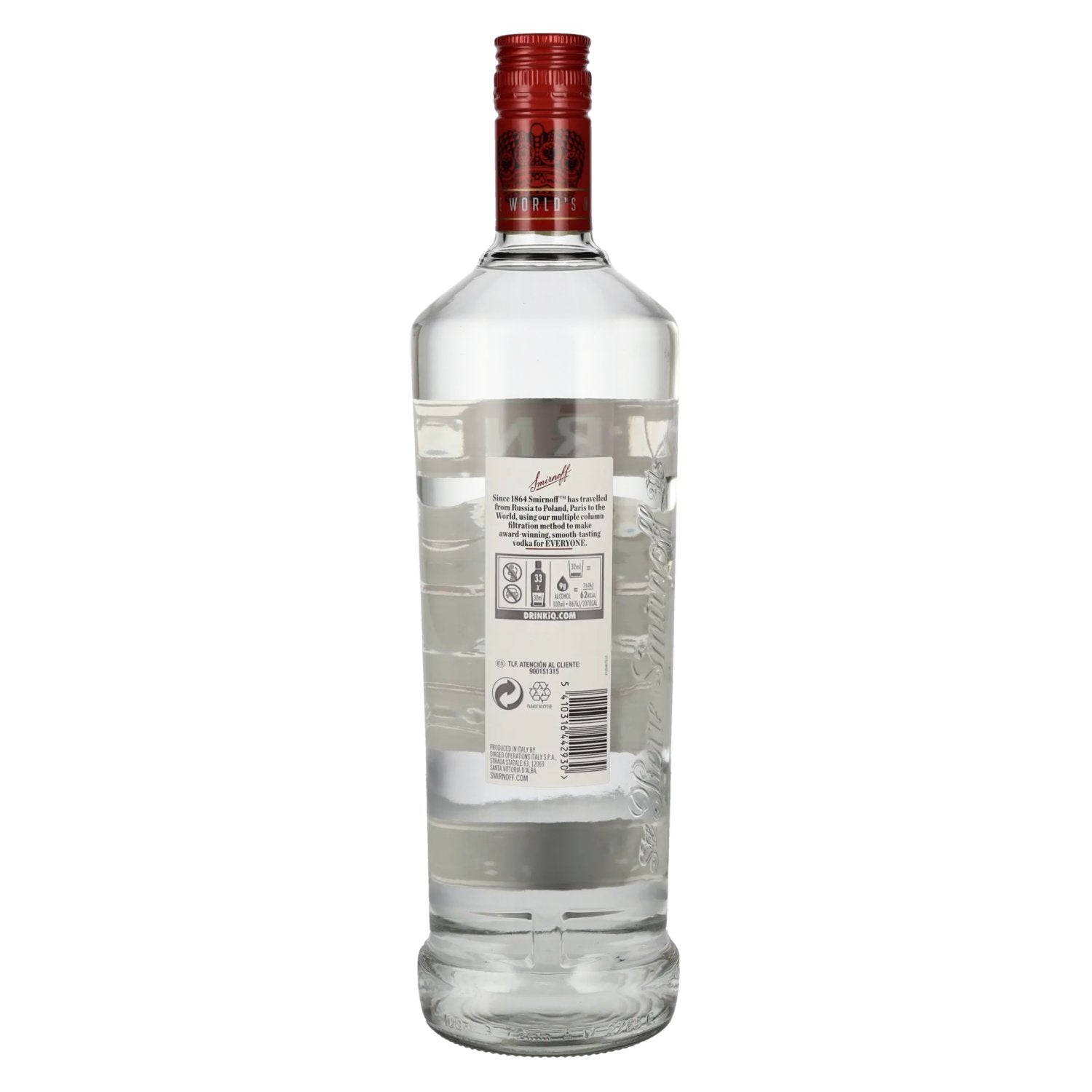 Smirnoff No. 21 Vodka 37,5% Vol. 1l