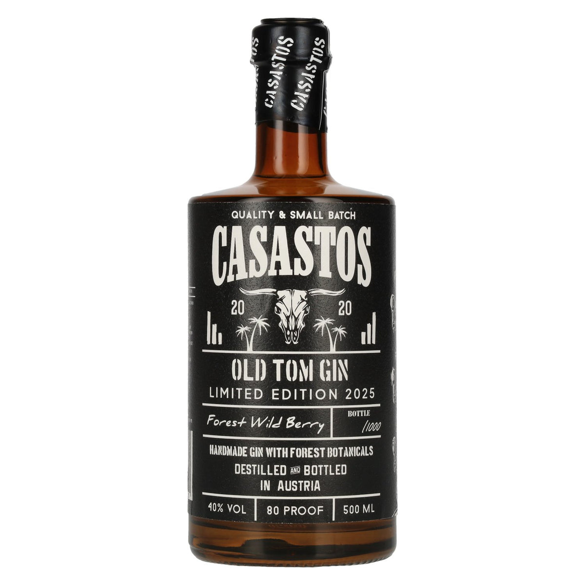 CASASTOS Old Tom Gin Forest Wild Berry Édition limitée 2025 40 % vol. 0,5 l
