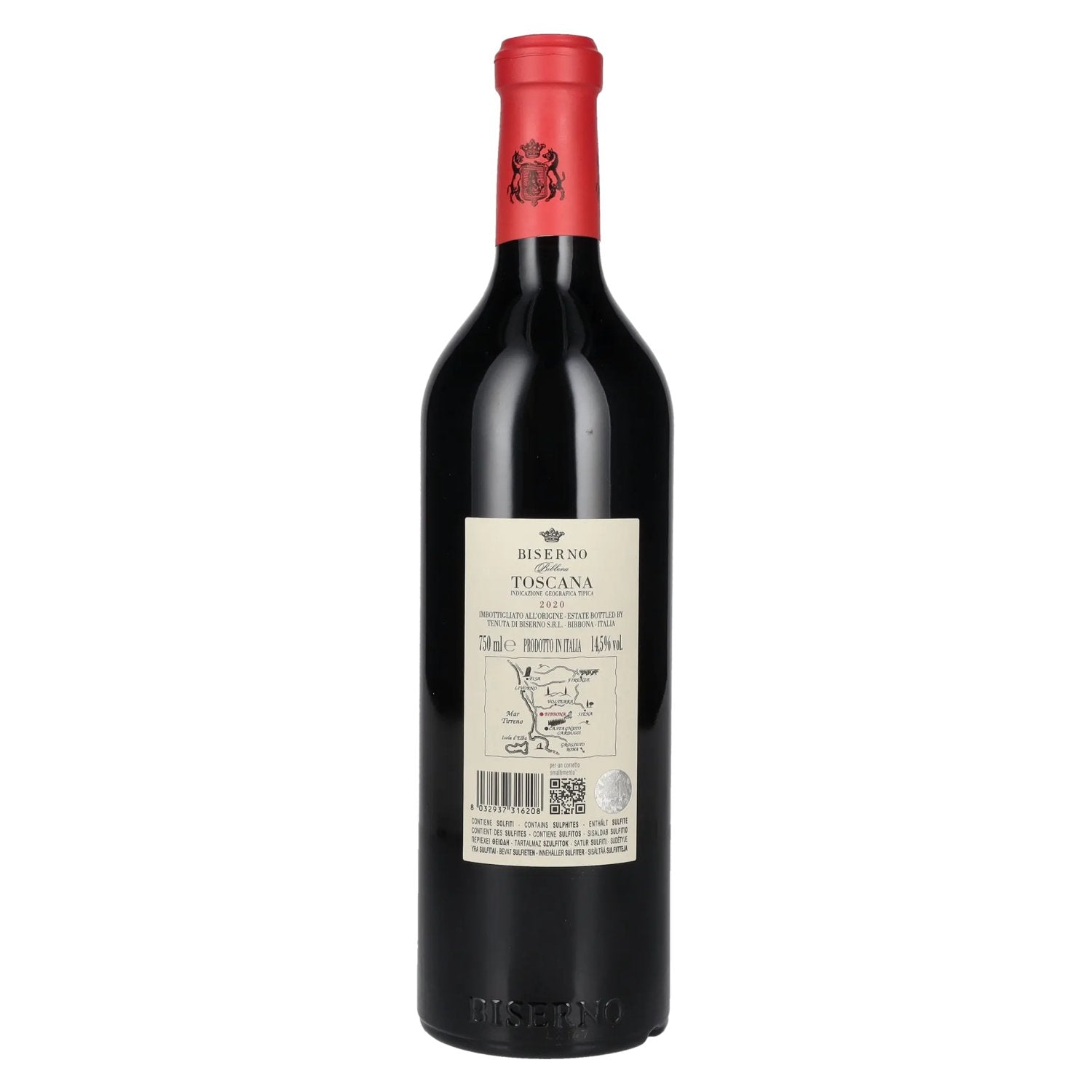 Tenuta di Biserno Bibbona Toscana IGT 2020 14,5% Vol. 0,75l