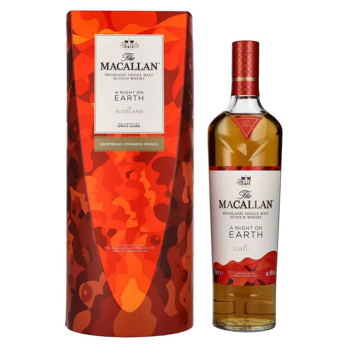 The Macallan A NIGHT ON EARTH IN SCOTLAND 2021 40% ABV 0.7 litres in a gift box
