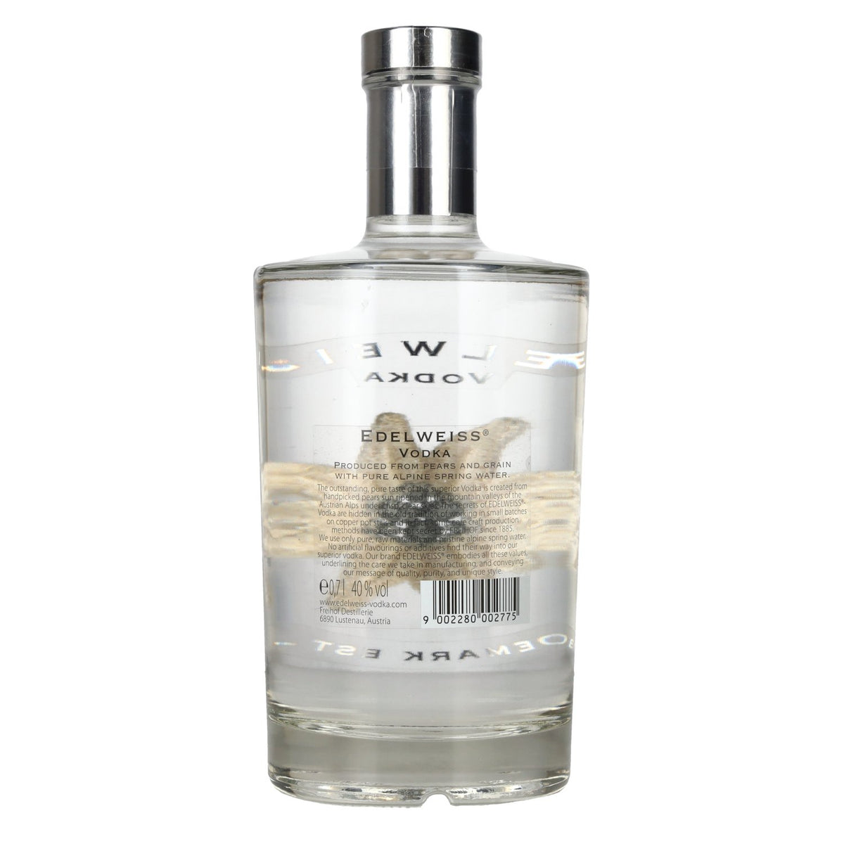 Edelweiss Vodka 40 % vol., 0,7 l