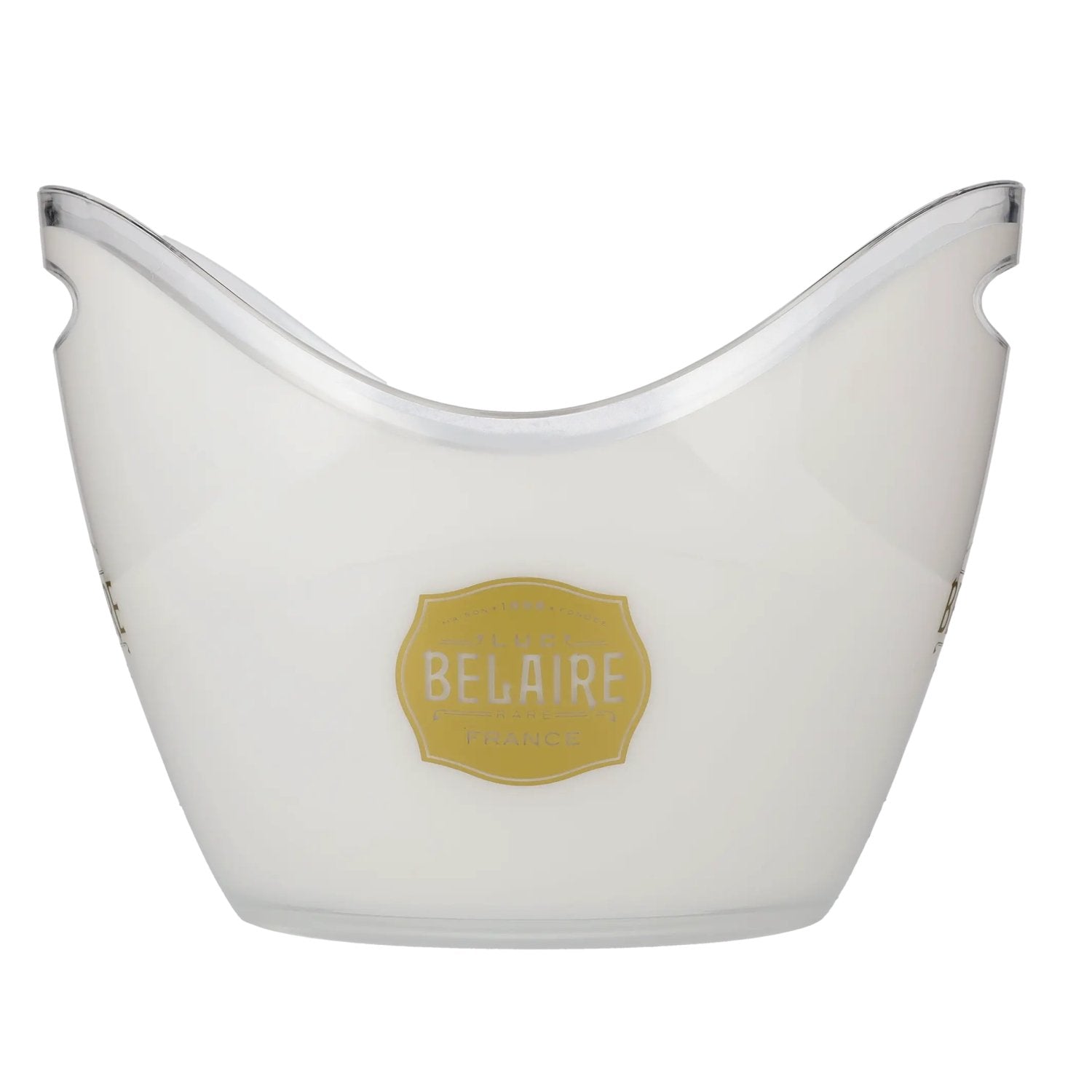 Luc Belaire champagne bucket white-gold