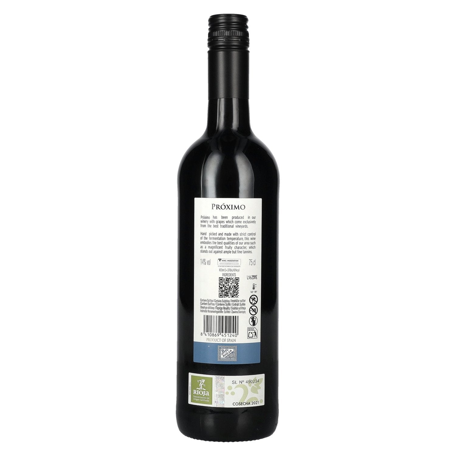 Marqués de Riscal Próximo Rioja DOC 2021 14% Vol. 0,75l