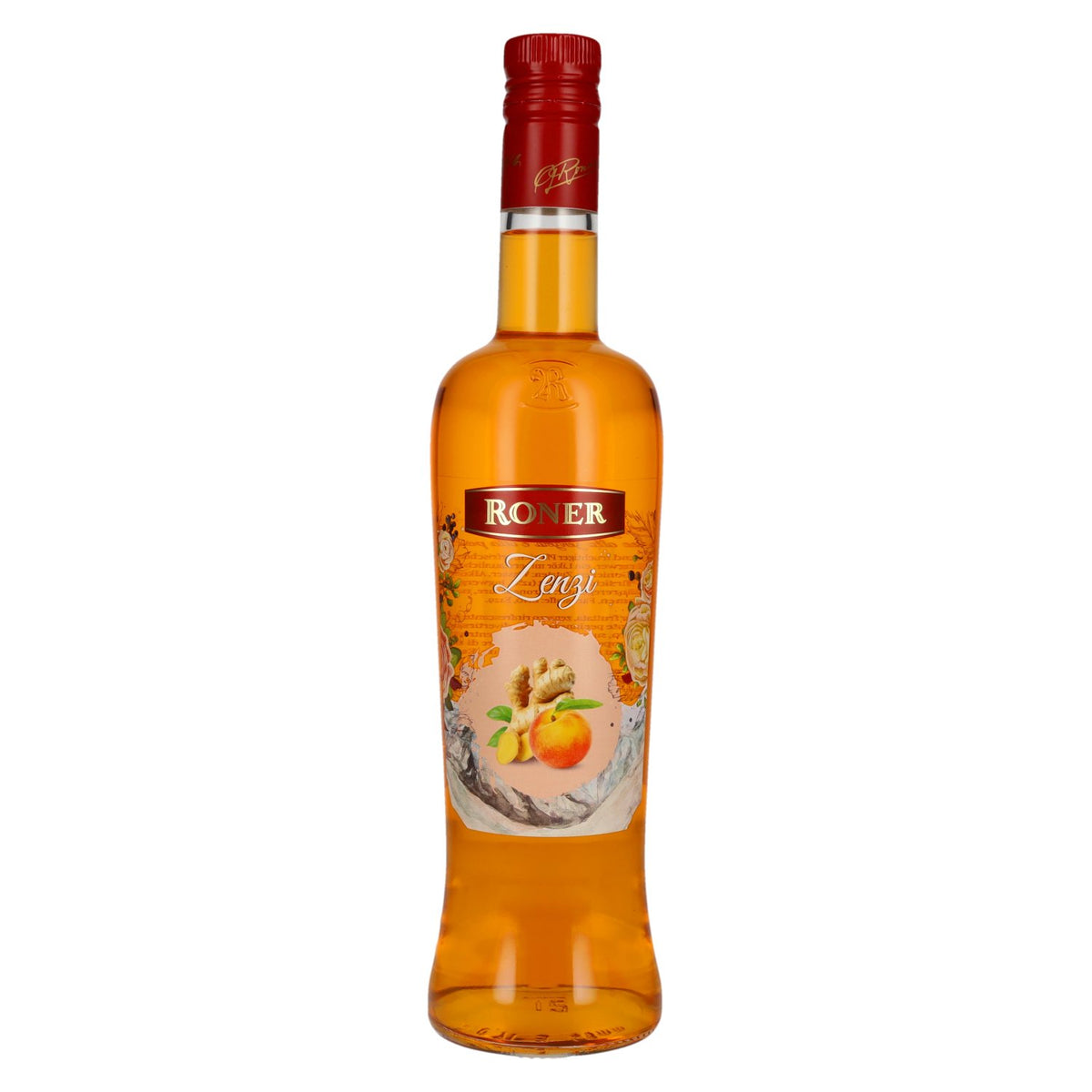 Roner Zenzi Ginger and Peach Liqueur 21% ABV 0.7 l