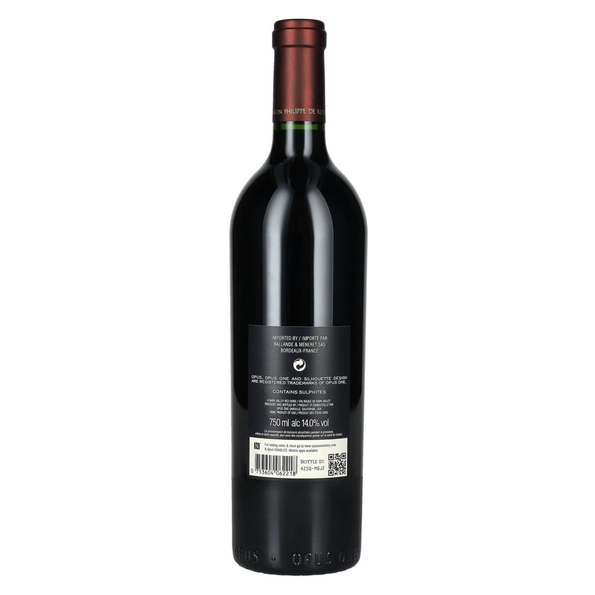 Robert Mondavi &amp; Baron Philippe de Rothschild Opus One 2021 14 % vol. 0,75 l