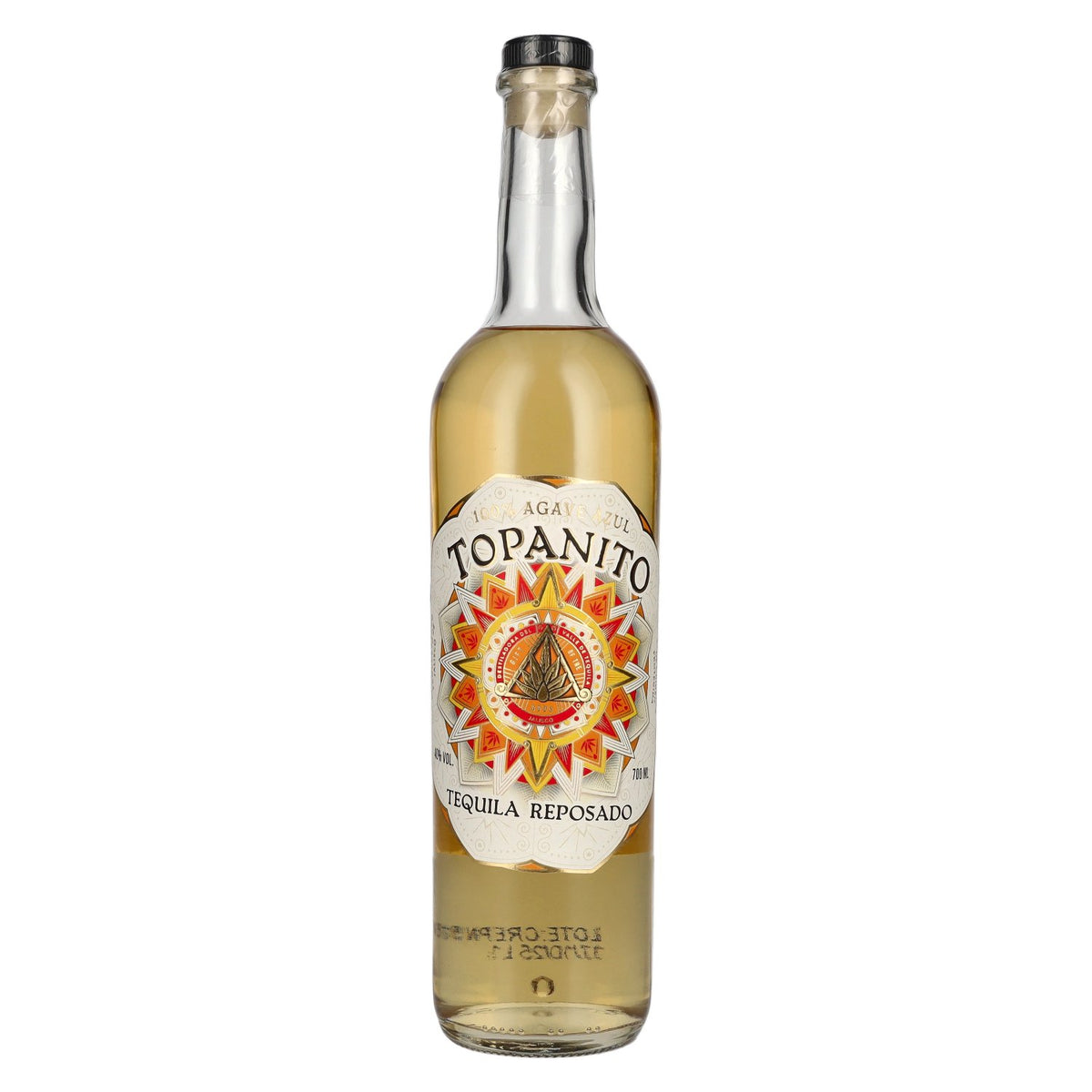 Topanito Reposado Tequila 100% Agave Azul 40% ABV 0.7l