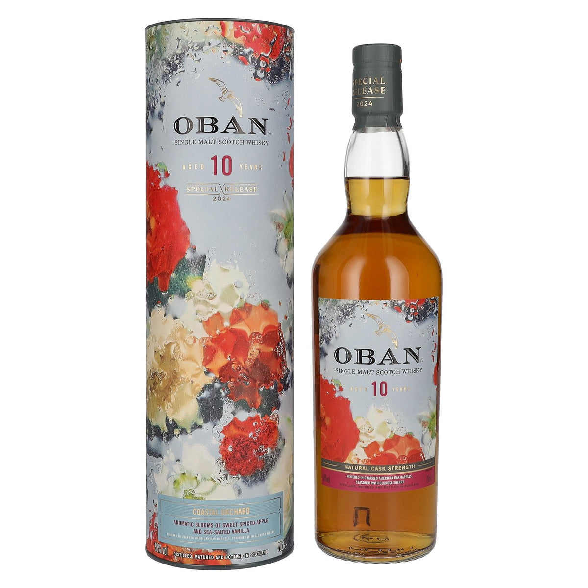 Oban 10 Years Old Coastal Orchard Single Malt Special Release 2024 58% ABV 0.7l in a gift box
