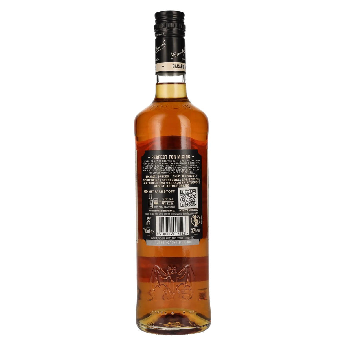 Bacardi SPICED Premium Spirit Drink 35% ABV 0.7l