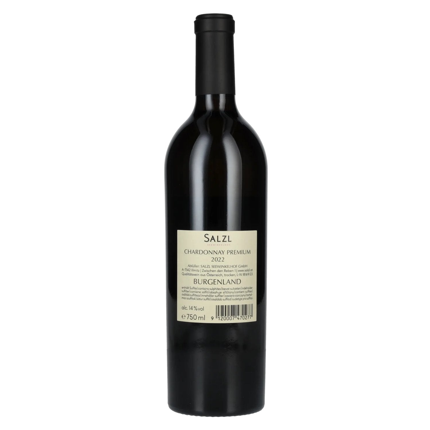 Salzl Chardonnay Premium 2022 14% Vol. 0,75l