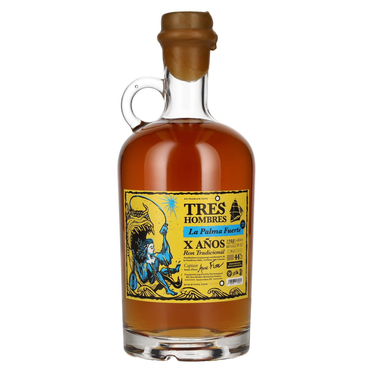 Tres Hombres La Palma Fuerte 10 Years Old Edition 62 2023 44% ABV 0.7l
