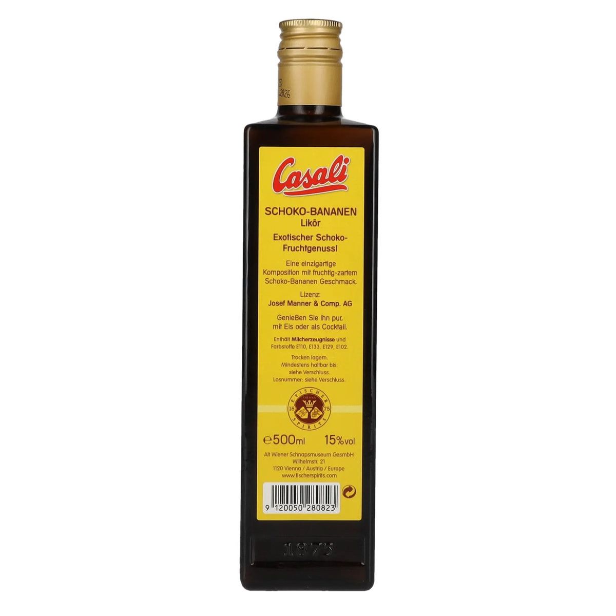 Casali Original CHOCOLADE-BANANEN Likör 15% vol. 0,5 l