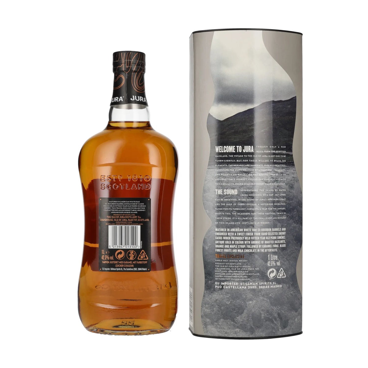 Jura THE SOUND Single Malt Scotch Whisky 42,5% Vol. 1l in Geschenkbox