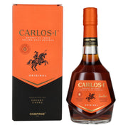 Brandy Carlos I de Jerez de la Frontera Solera Gran Reserva, vieilli en fûts de xérès, 40 % vol., 0,7 l, dans un coffret cadeau