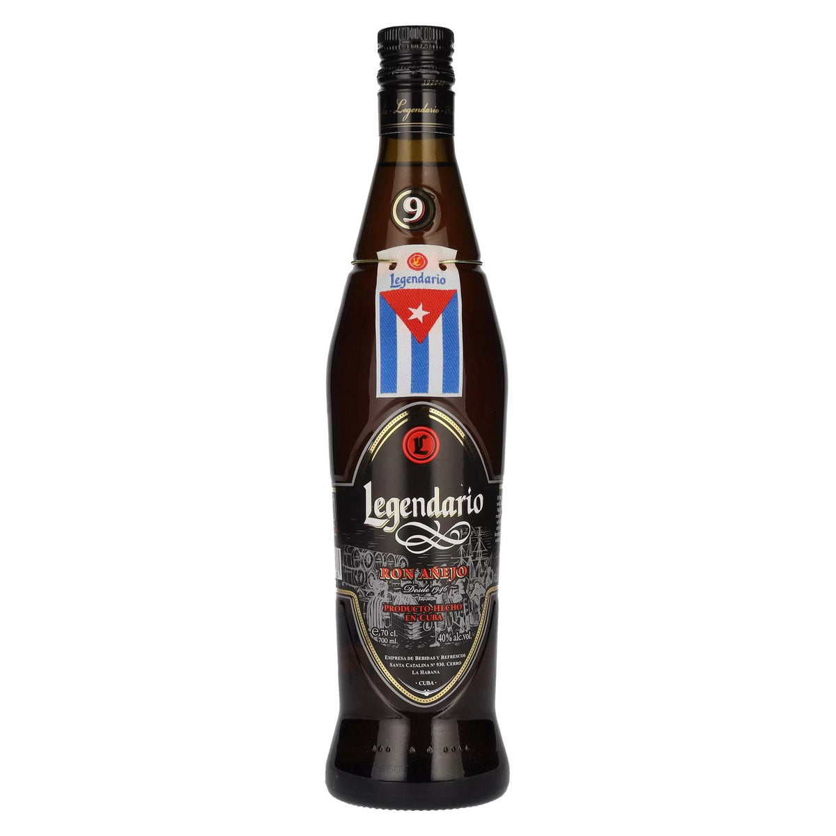 Legendario Ron 9 Añejo 40% ABV 0.7l