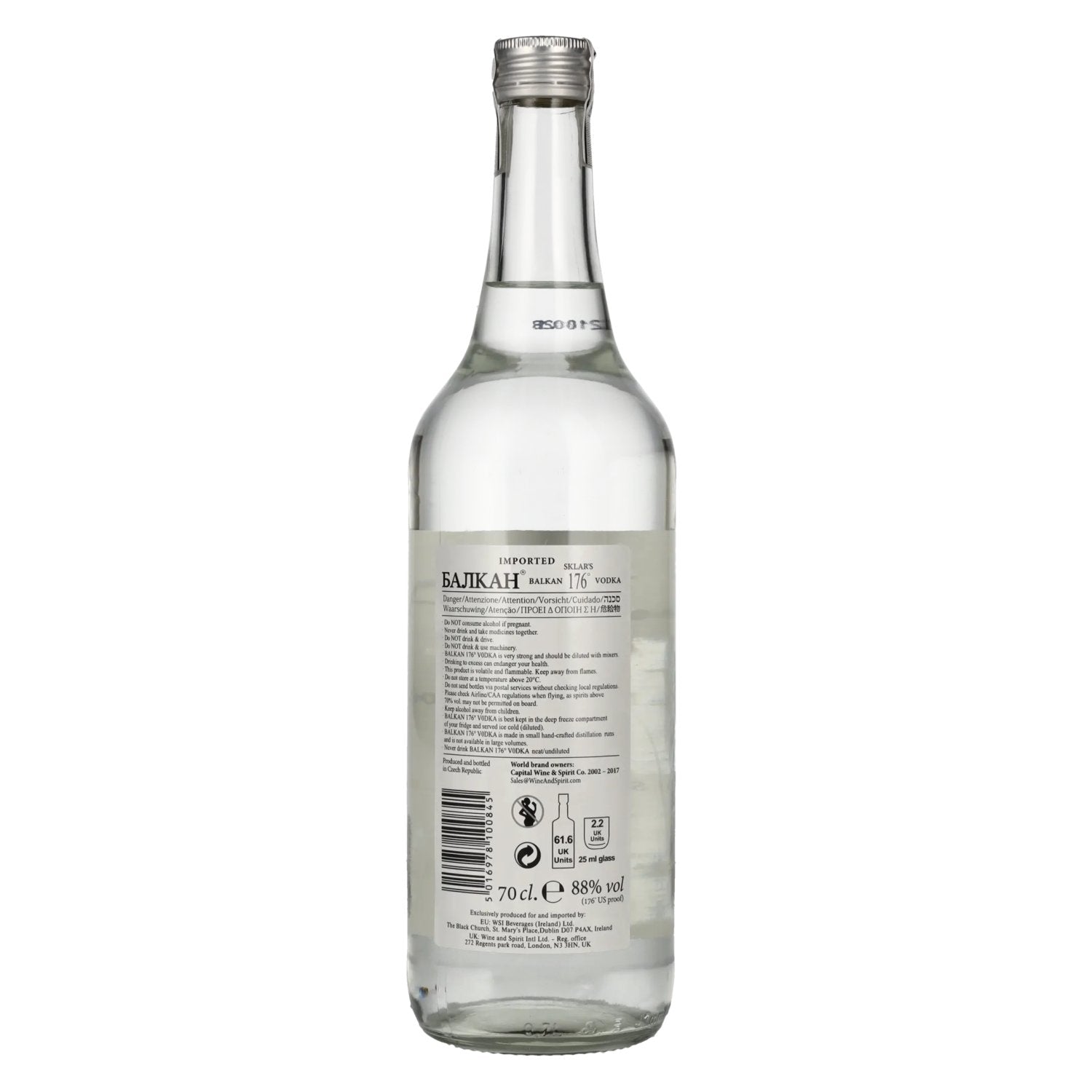Balkan 176° Wodka 88% Vol. 0,7l
