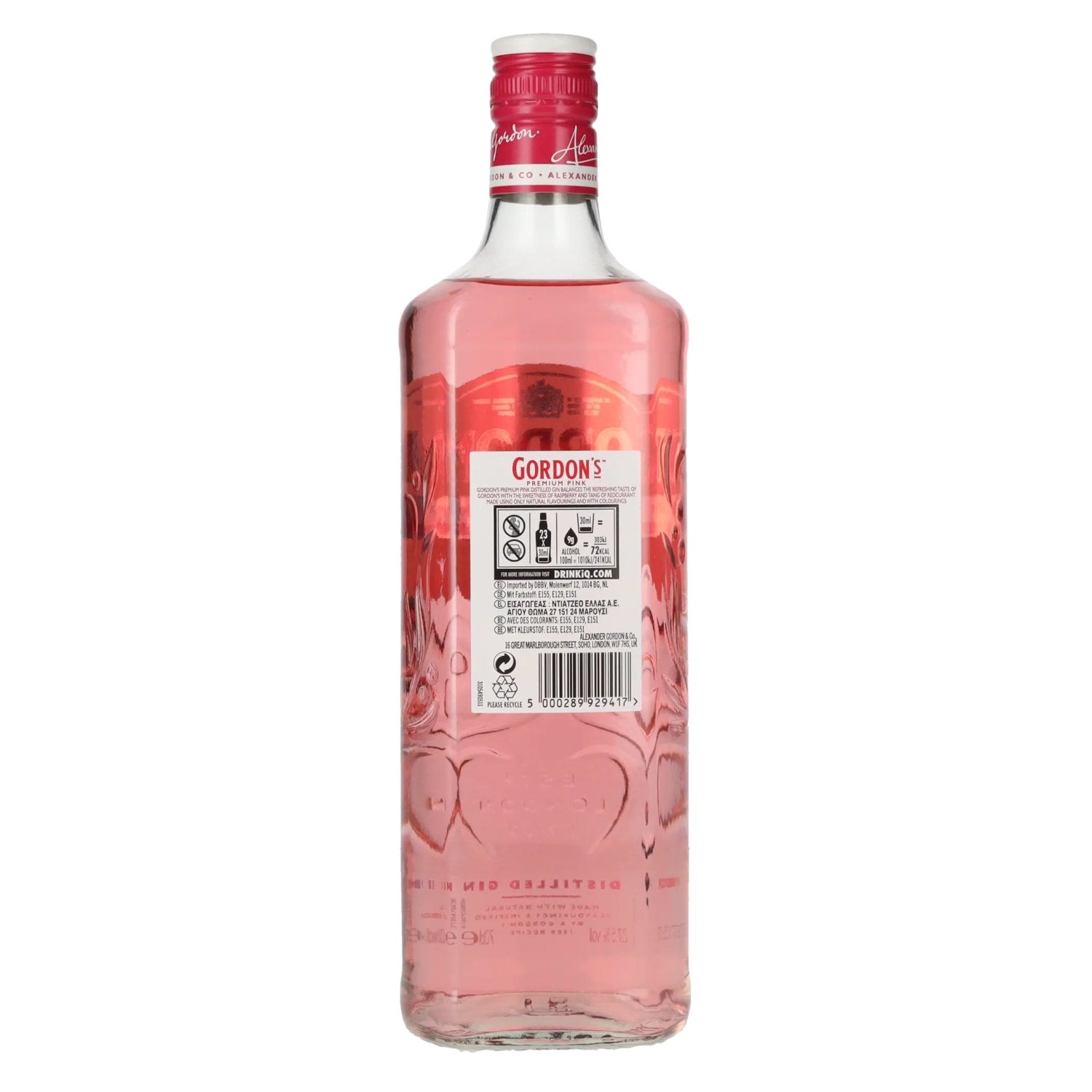 Gordon's PREMIUM PINK Distilled Gin 37,5% Vol. 0,7l