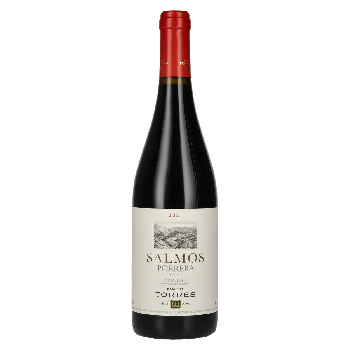 Torres Salmos Porrera Vi de Vila PRIORAT 2021 14 % vol. 0,75 l