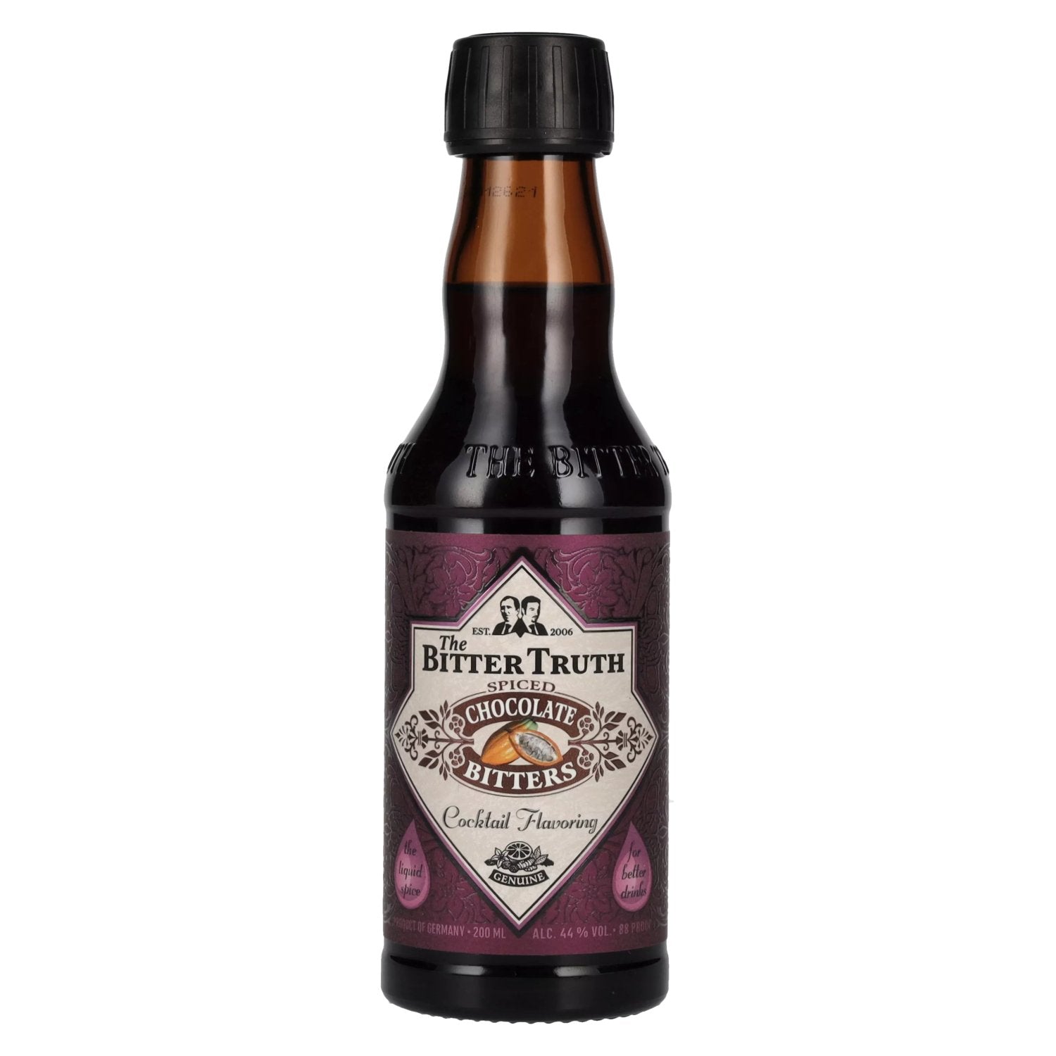 The Bitter Truth Gekruide Chocolade 44% Vol. 0,2l