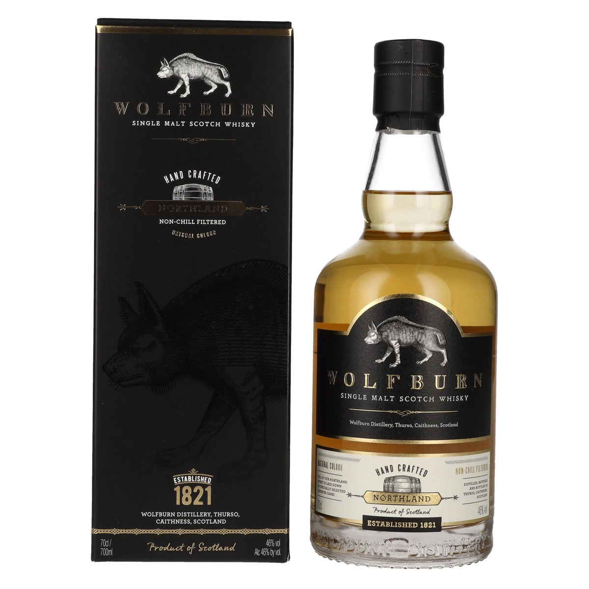 Wolfburn NORTHLAND First General Release 46% vol. 0.7 l in a gift box