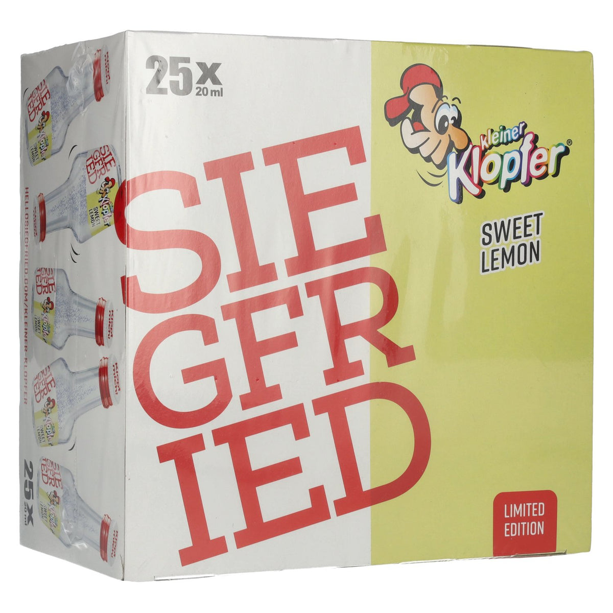 Kleiner Klopfer Siegfried Sweet Lemon 15 % vol., 25 x 0,02 l
