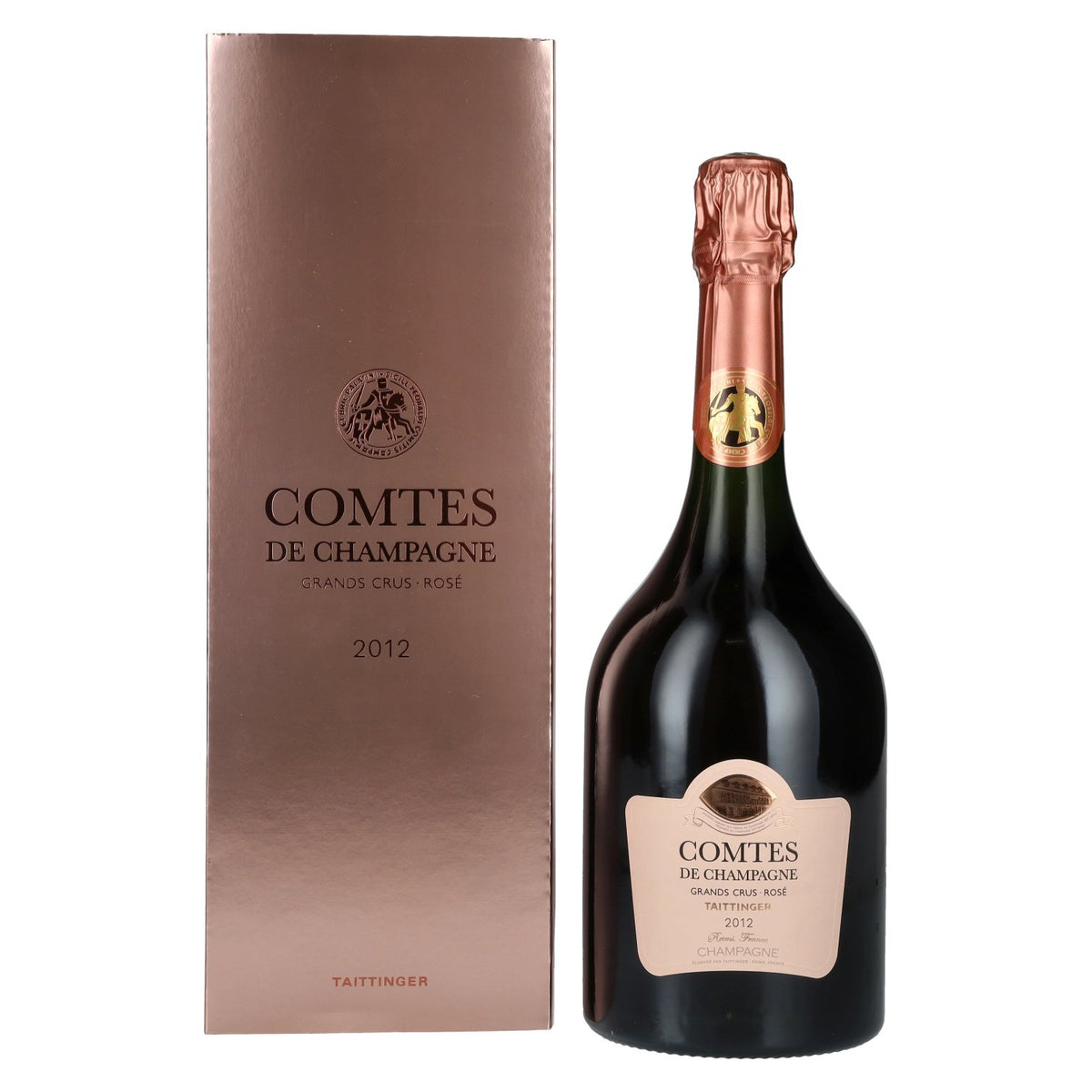 Taittinger COMTES DE CHAMPAGNE Rosé 2012 12.5% ABV 0.75l in a gift box