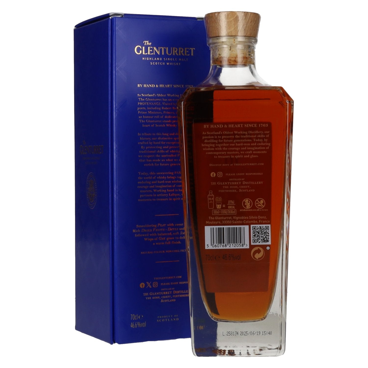 The Glenturret 10 Years Old PEAT Smoked Release 2025 46,6% Vol. 0,7l in Geschenkbox