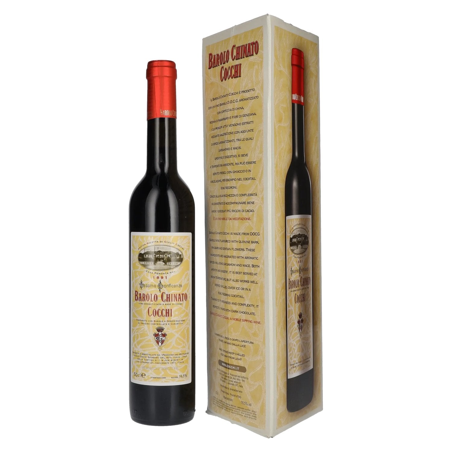Cocchi Barolo Chinato 16,5% Vol. 0,5l in Geschenkbox