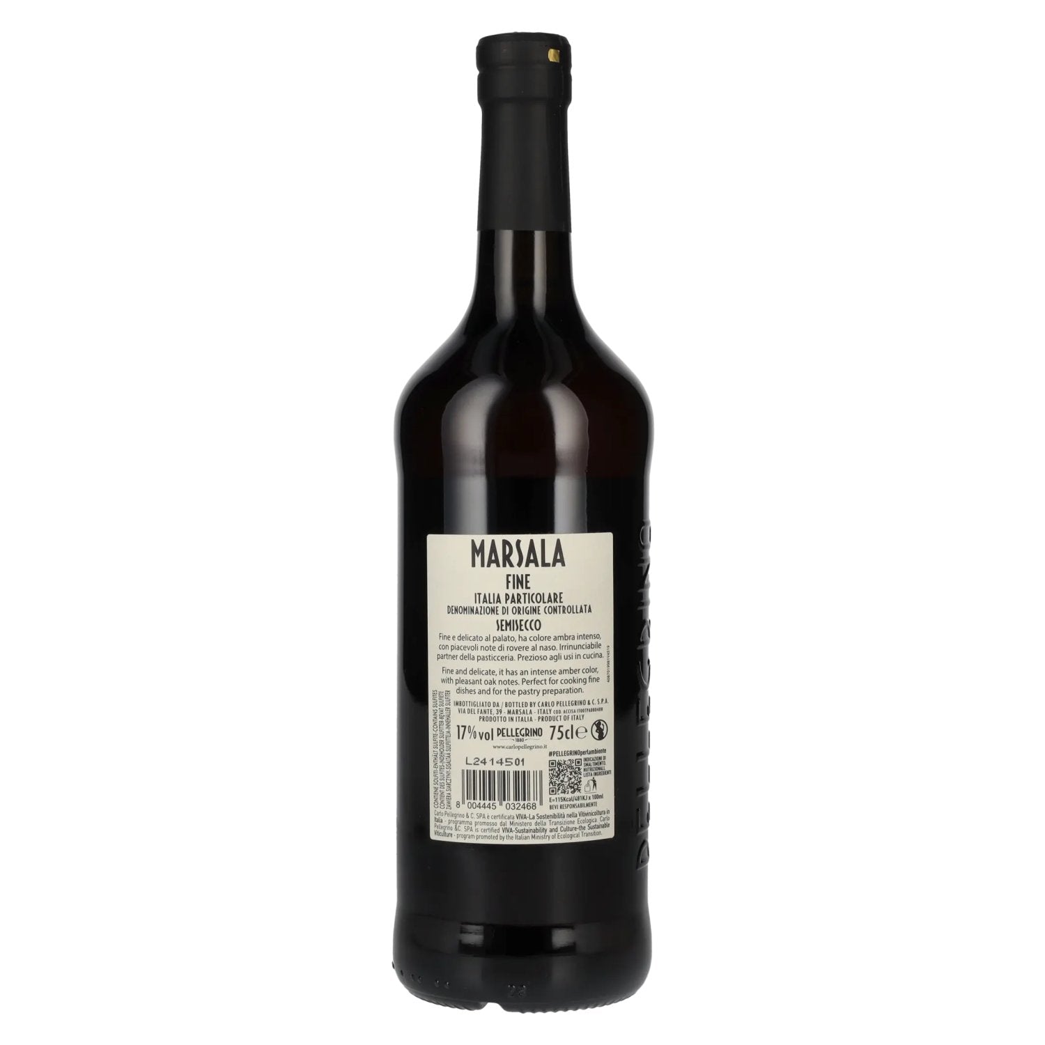 Pellegrino 1880 Marsala FINE ITALIA PARTICOLARE SEMISECCO 17% Vol. 0,75l