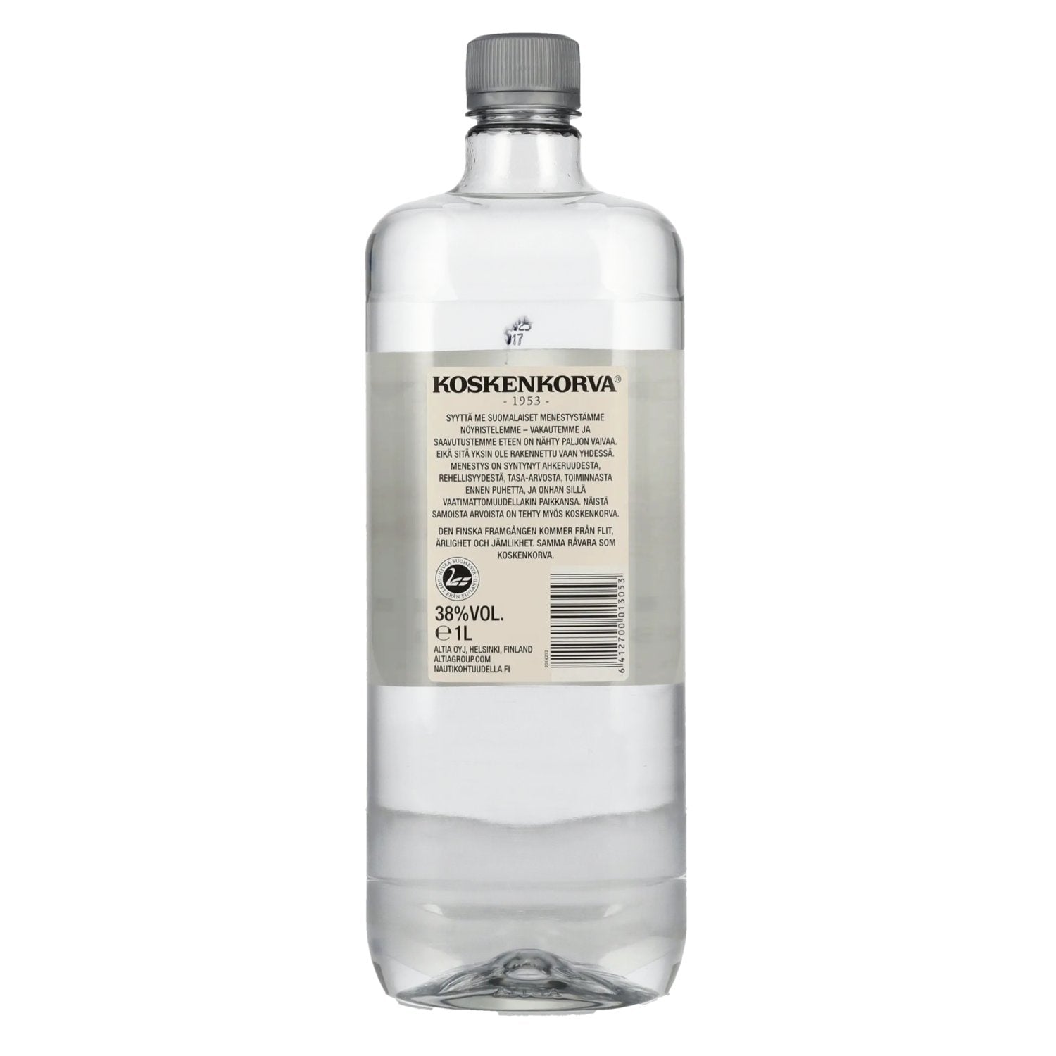 Vodka Koskenkorva VIINA - BRÄNNVIN 38 % vol. 1 l PET