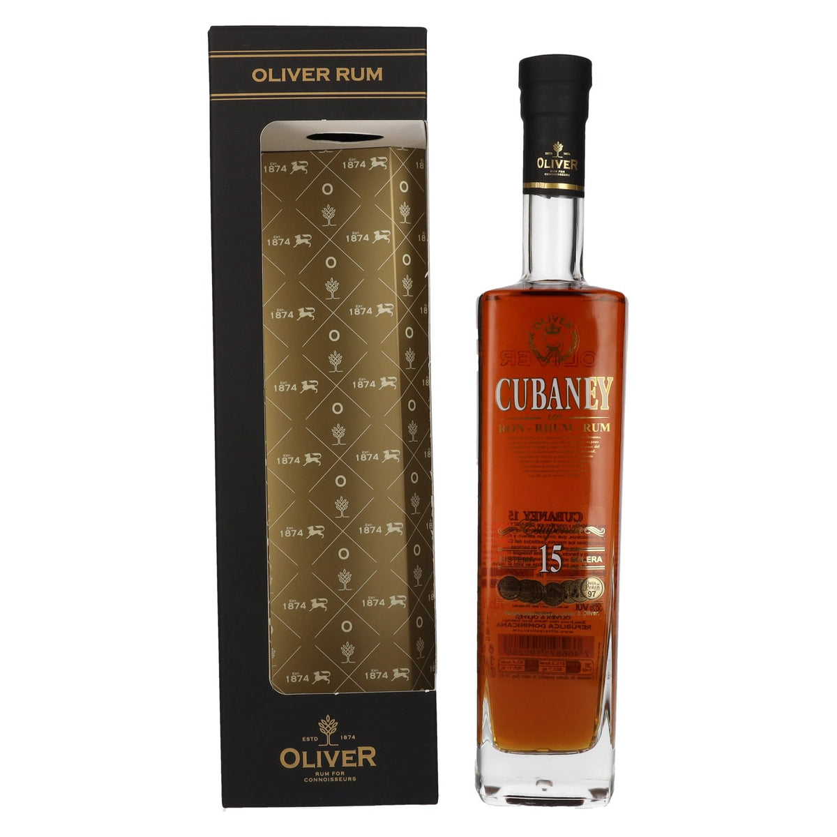 Ron Cubaney ESTUPENDO 15 Solera 38% vol. 0.7l in a gift box