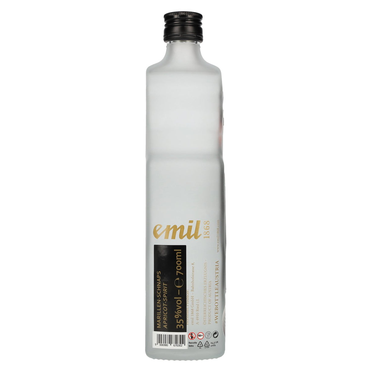 emil 1868 Marillen-Schnaps 35% Vol. 0,7l in Österreich Flasche