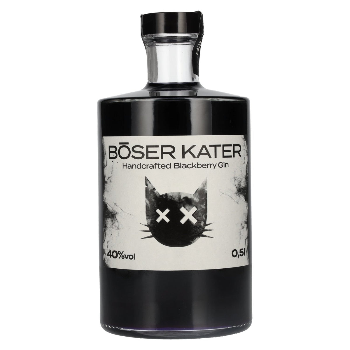 Böser Kater Handgemaakte bramen-gin 40% vol. 0,5 l