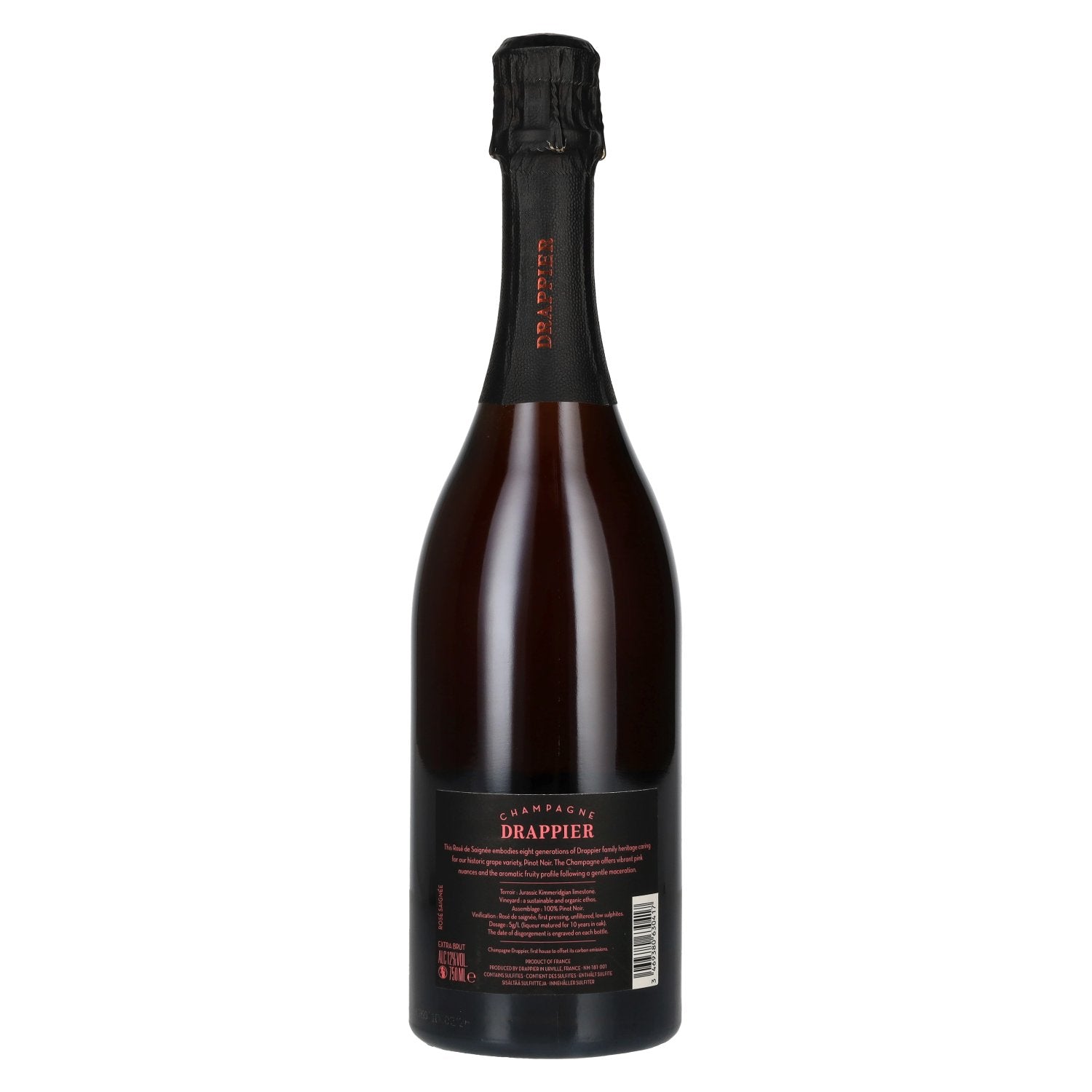 Drappier Champagne Rosé de Saignée Brut 12% Vol. 0,75l