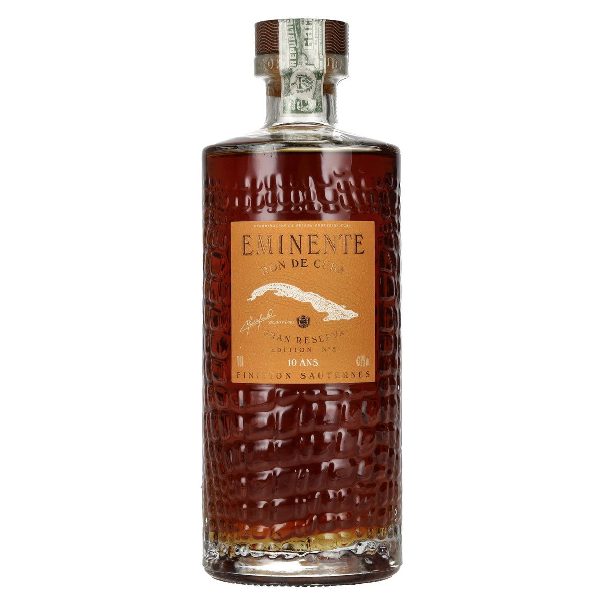 Eminente Ron De Cuba 10 Years Gran Reserva Sauternes Finish Edition No. 2 43.2% ABV 0.7l