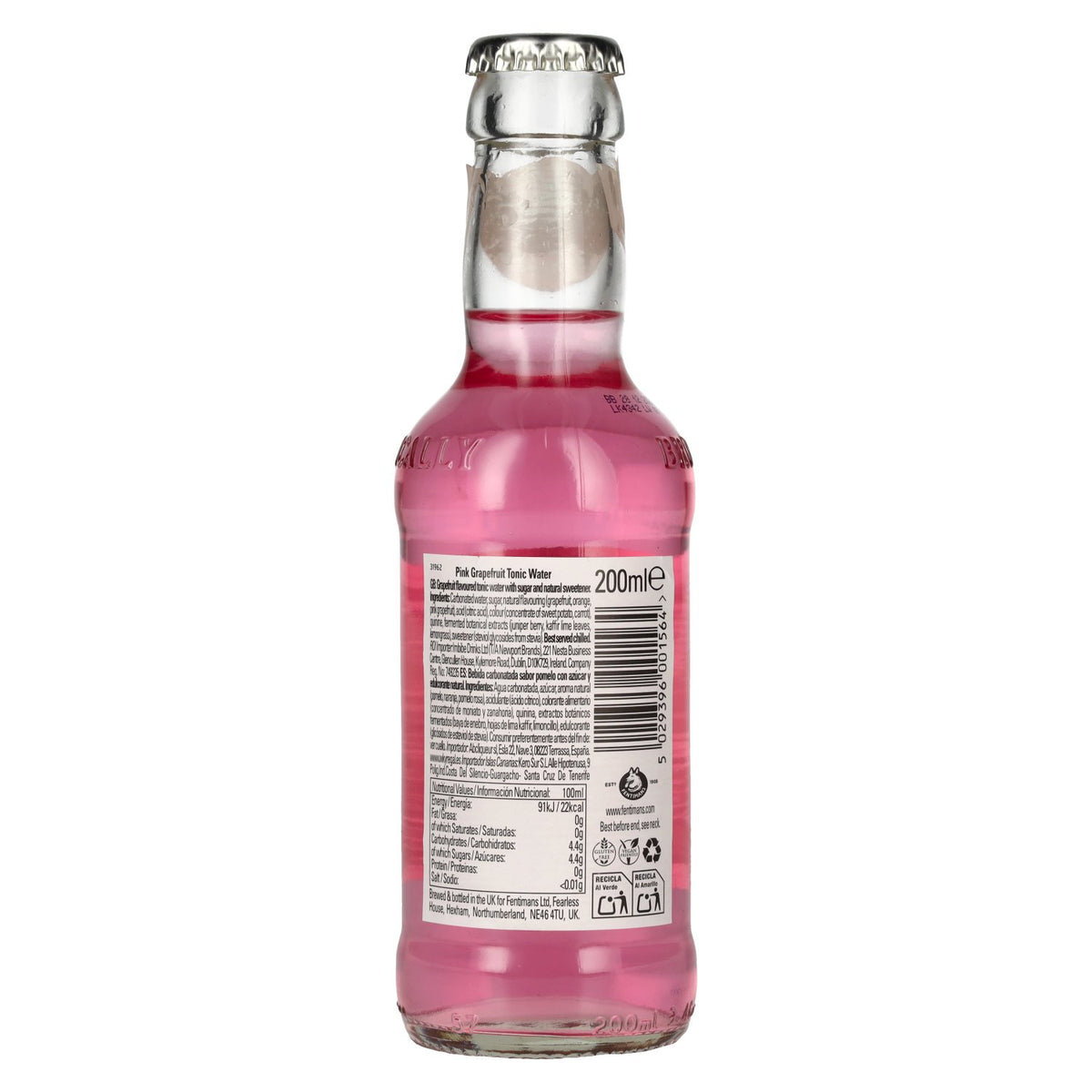 Fentimans PINK GRAPEFRUIT Tonic Water 6x4x0,2 l