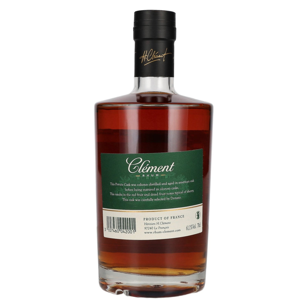 Clément Rhum Vieux Agricole PRIVATE CASK Oloroso 61,1% vol. 0,7 l