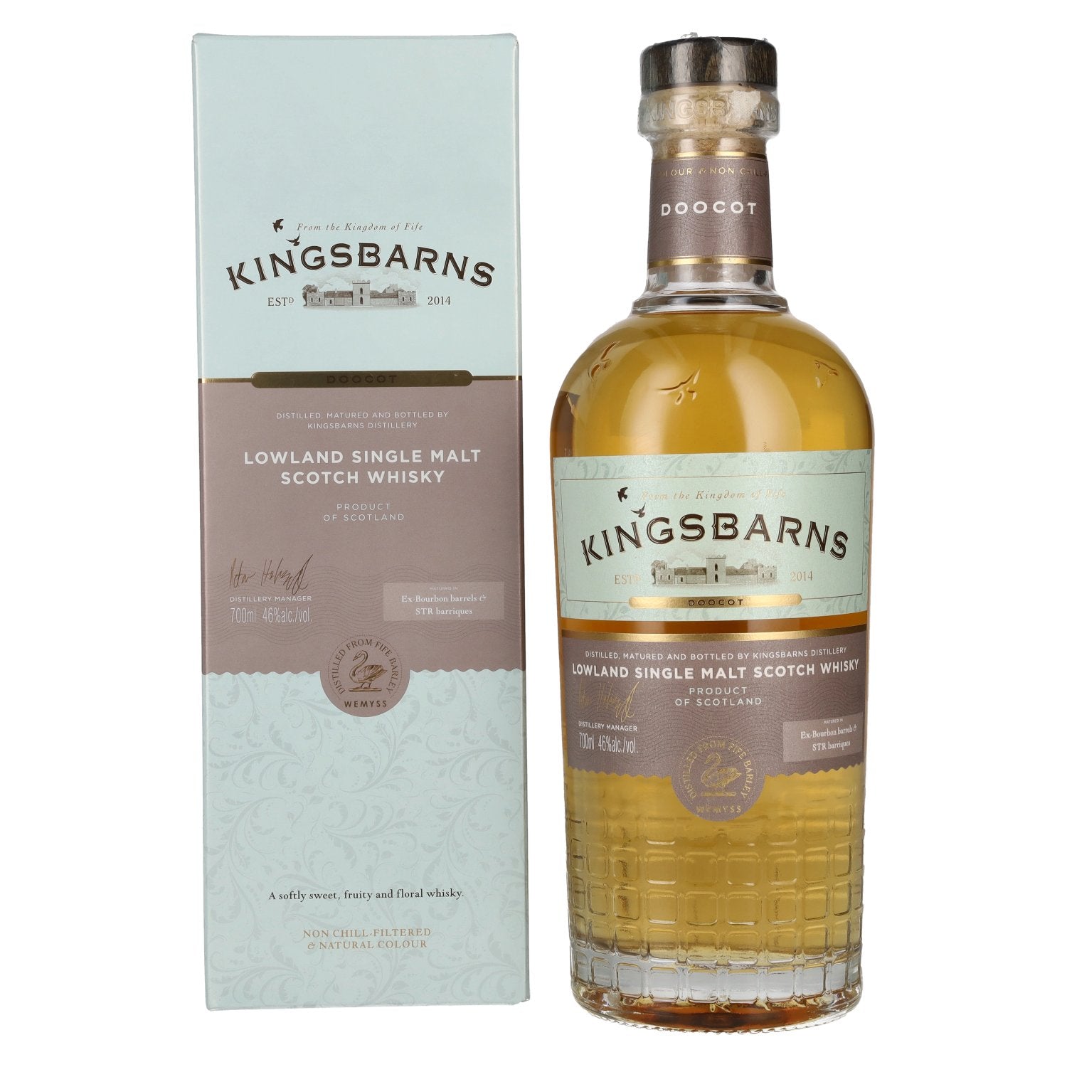 Kingsbarns DOOCOT Lowland Single Malt Scotch Whisky 46% Vol. 0,7l in Geschenkbox