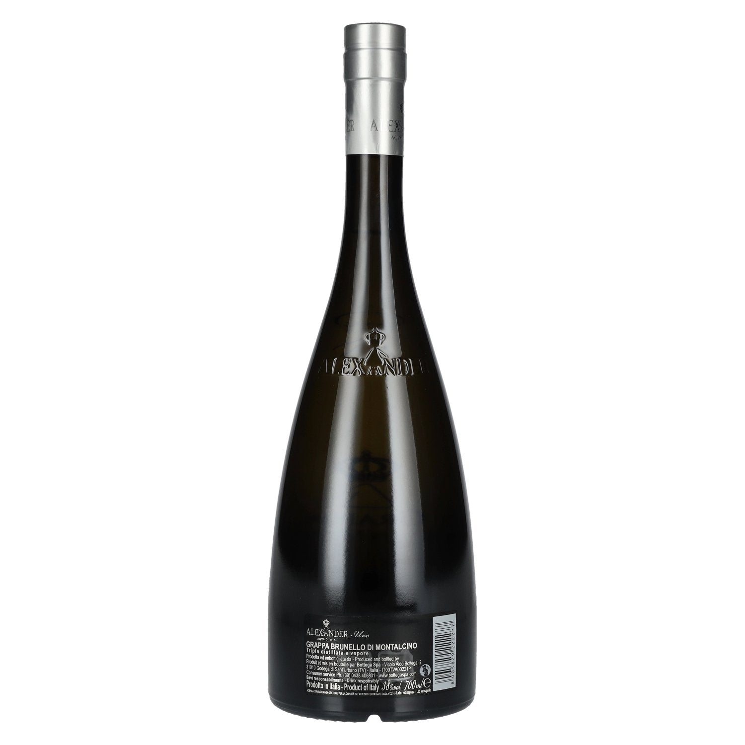 ALEXANDER Aqva Di Vita Grappa Brunello di Montalcino 38% Vol. 0,7l