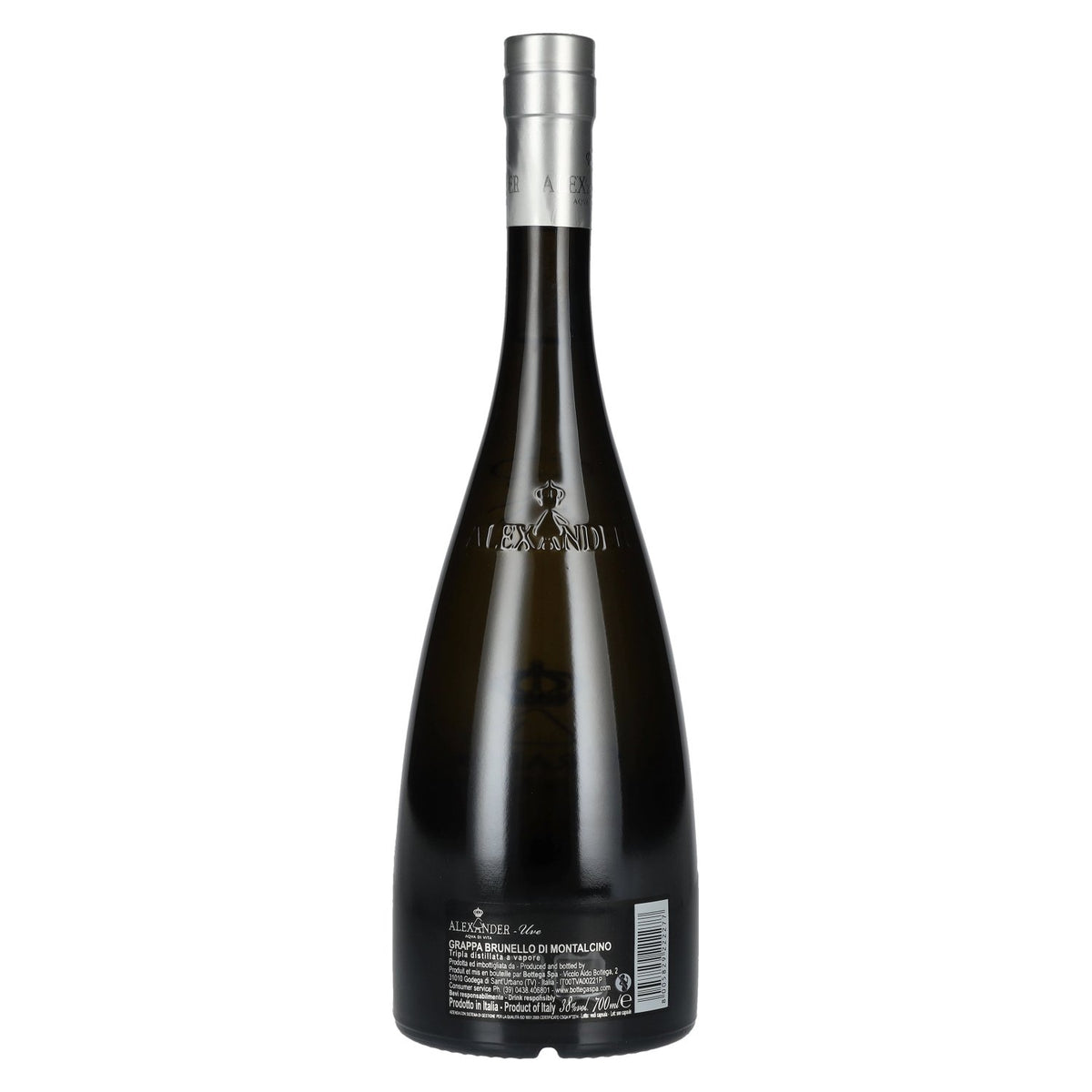 Bottega Alexander Aqva Di Vita Grappa Brunello di Montalcino 38% vol. 0,7 l