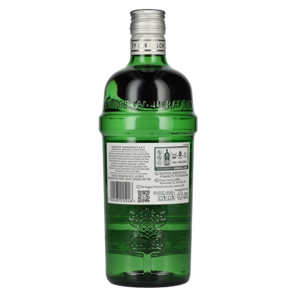 Tanqueray LONDON DRY GIN 43.1% ABV 0.7l