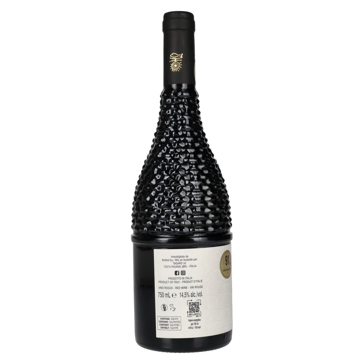Tagaro Cinquenoci Primitivo IGP 2024 14.5% ABV 0.75l
