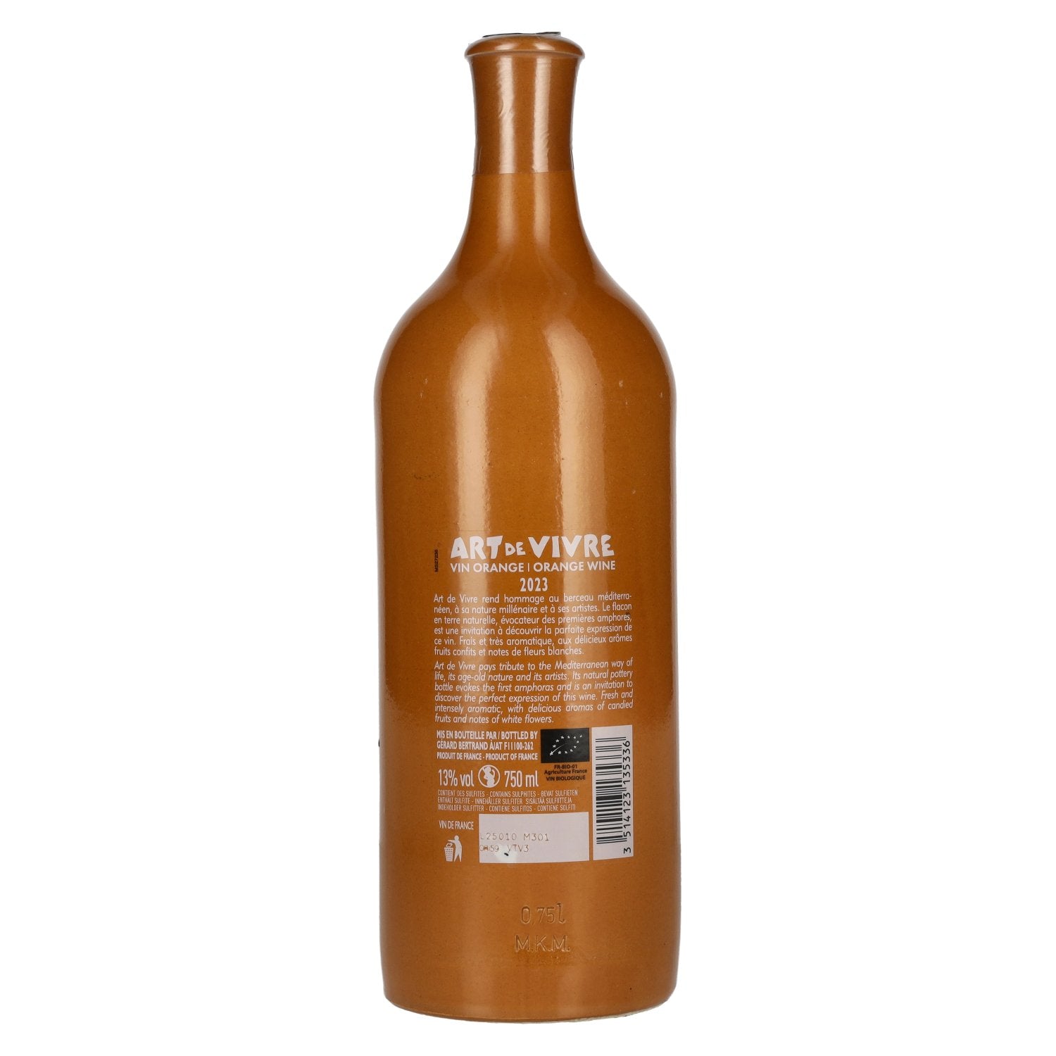 Gérard Bertrand Art de Vivre Vin Orange 2023 13% Vol. 0,75l
