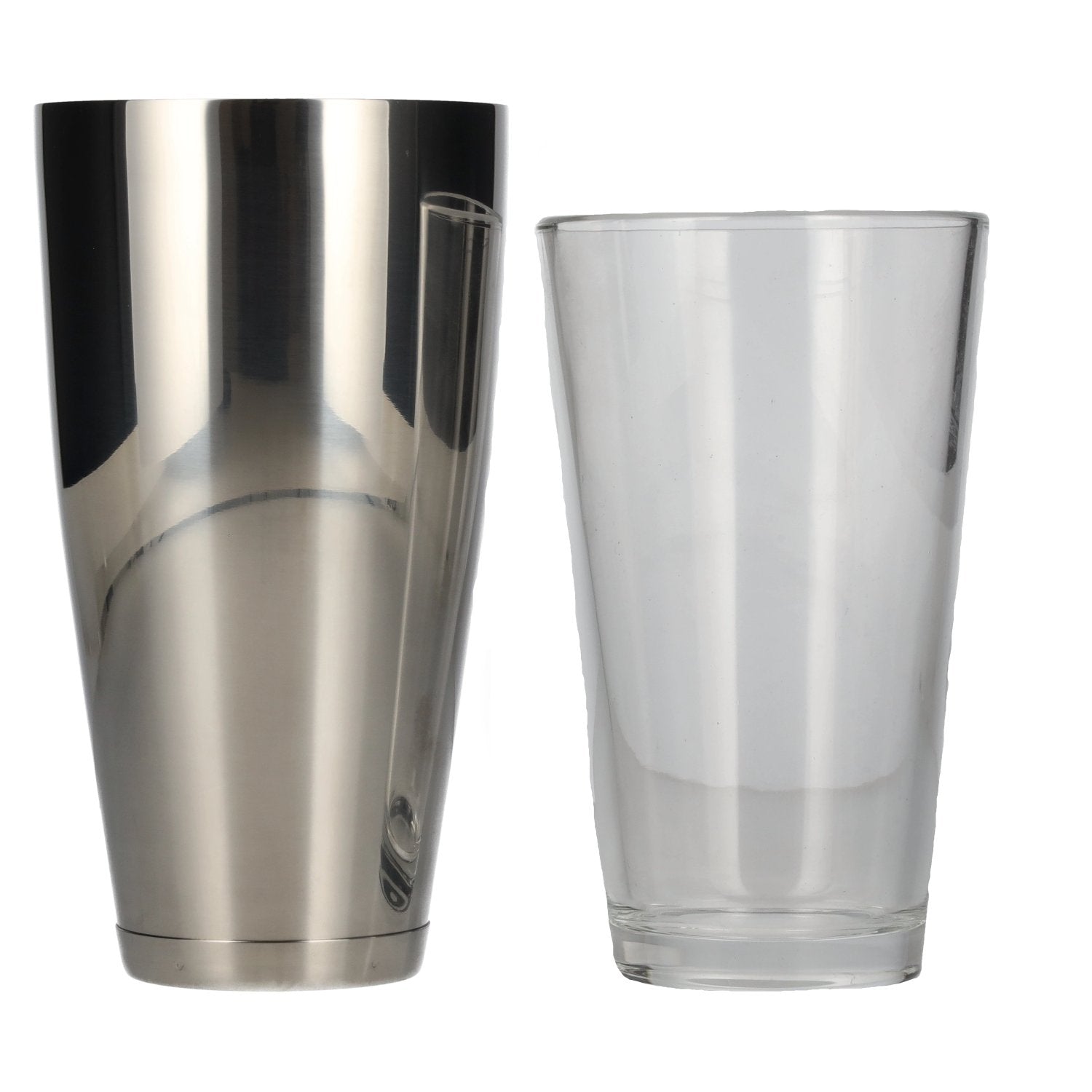 APS Boston Shaker argent 2 pièces avec verre