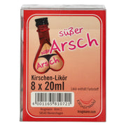 Liqueur de cerises « Süßer Arsch » 15 % vol. 8 x 0,02 l en bouteille PET